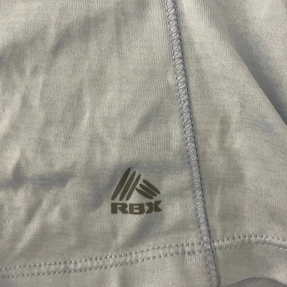 RBX Active Performance Women’s V-neck T-Shirt Light Blue Medium EUC - Picture 4 of 8